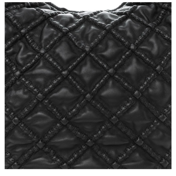 CHANEL Large Quilted Lambskin Hobo Black - Picture 8 of 11